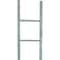 Ekena Millwork 15"W x 36"H x 3 1/2"D Vintage Farmhouse 2 Rung Ladder, Barnwood Decor Collection, Driftwood Blue DECR015X036X04LDRBU - alternate 3